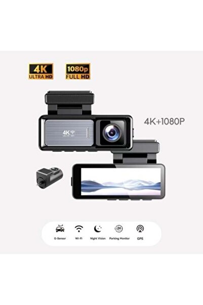 Generic 4K Ultra HD Front Dash Cam with 1080P Rear Camera