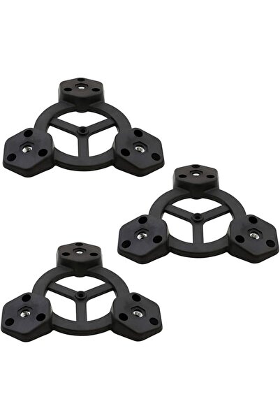 Genel Markalar 3 ADET Açılı Üçlü Sehpa Bağlantı Aparatı Zigon Puf Tabure Mobi...