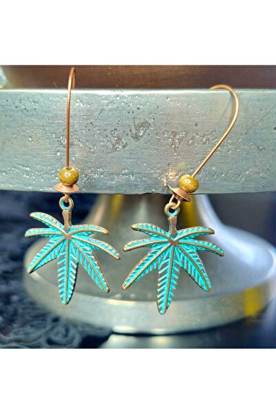 Ivory Pearl Ethnic Otanic Retro Earrings