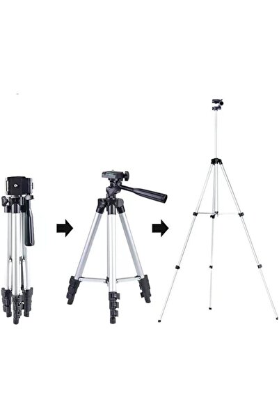Genel Markalar NIPPON, Profesyonel Fotoğraf Video Çekimi Tripod Telefon Tutucu - Tripod Telefon Tutucu (Kumandalı)