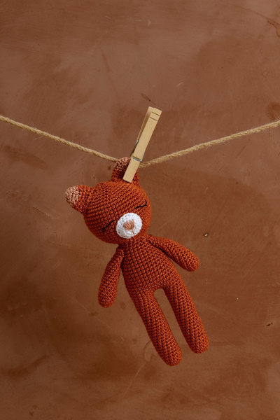 e&f Store Amigurumi Oyuncak - Kahverengi Ayıcık