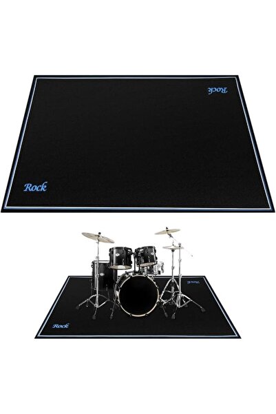 Genel Markalar Halı, Elektrikli Davul Mat, Caz Davul Kitleri İçin Ses Geçirmez Halı, 47 X 63, Davul Aksesuarları