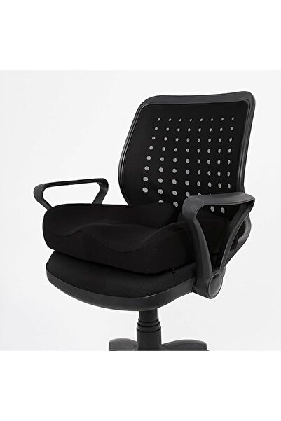 Genel Markalar Ortopedik Oturma Minderi, Visco Malzeme, Çok Amaçlı Konfor Yastığı, Siyah