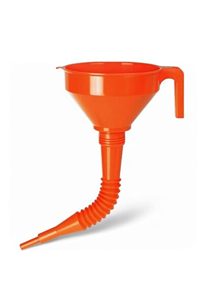 SoyluhanStore Catalytic Converter Funnel with Plastic Steel Strainer Funnel with Spiral Tube Strainer 1.2 Liters