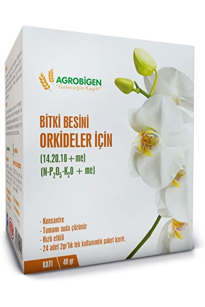 Orkideler için bitki besini(katı-2 gr x 24 adet)