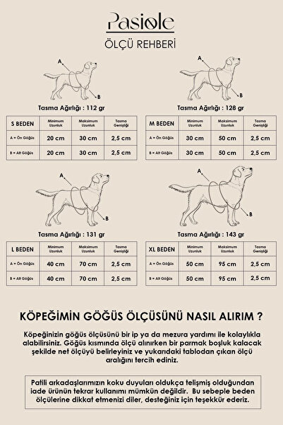 pasiole Adjustable Dog Harness and Walking Leash Set | Handmade, Durable, Convenient to Use