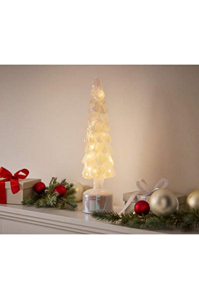 Tchibo LED’li Döner Dekoratif Ağaç, Cam