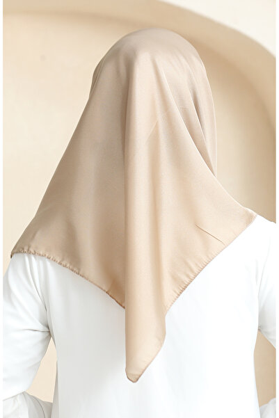 sefamerve Plain crystal scarf 70252-17 beige
