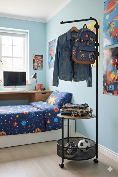 Generic Multi-purpose clothes and coat hanger rack