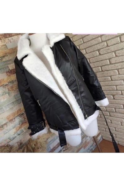 CATTLEYAS Kürklü deri ceket