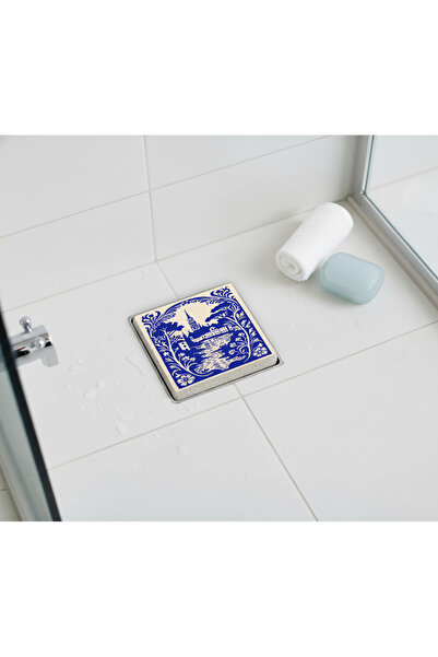 Creatick Design Printed Stone Bathroom Kitchen Sink Balcony Drain Cover 10X10...