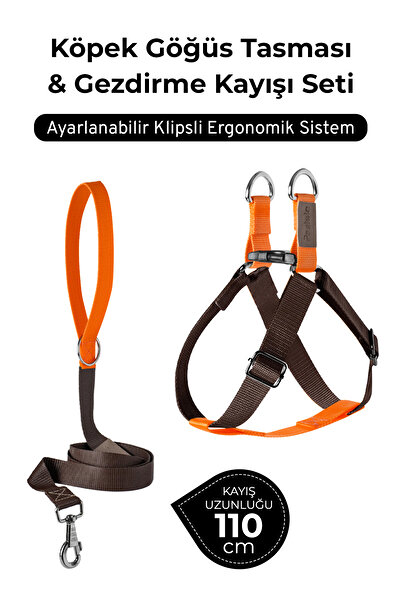 pasiole Adjustable Dog Harness and Walking Leash Set | Handmade, Durable, Convenient to Use