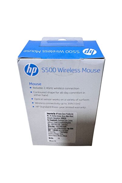 HP HP Wireless Mouse S500 2.4 GHz (Black)