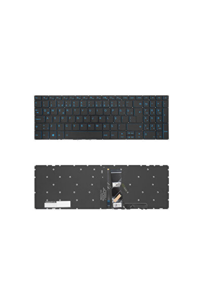 Notespare Lenovo Uyumlu Ideapad 320-15ISK 80XH01W1TX Işıklı Klavye Power Tuşlu Versiyon Mavi TR