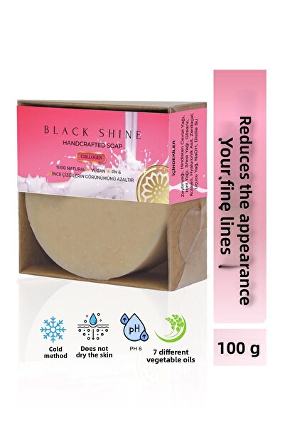 Black Shine BS Natural Soap - Collagen Additive and Renewing Effect