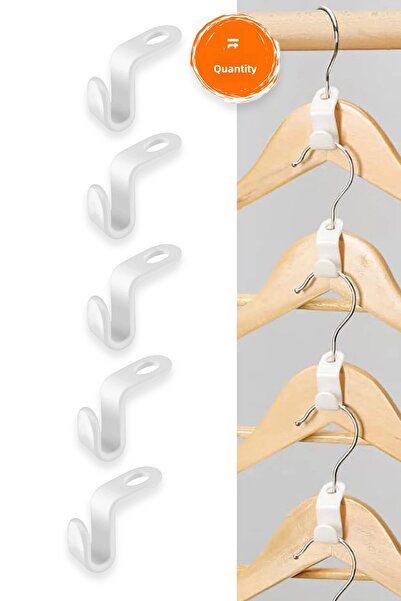 COZY SENSE Multiplicator de cuier pentru dulap, 5 bucăți, practic, pentru dul...