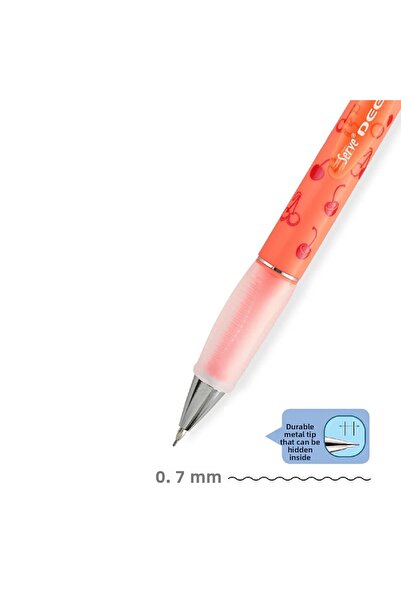 Serve Deep Versatile Pen 0.7 Neon Red Cherry