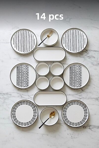 Kitchen Life Sio Savior Stackable Breakfast Set - Luxury Breakfast Presentation Set Plate