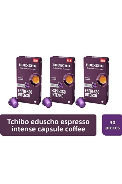 Tchibo إيدوشو إسبريسو إنتينسو كبسولات قهوة 30 كبسولة