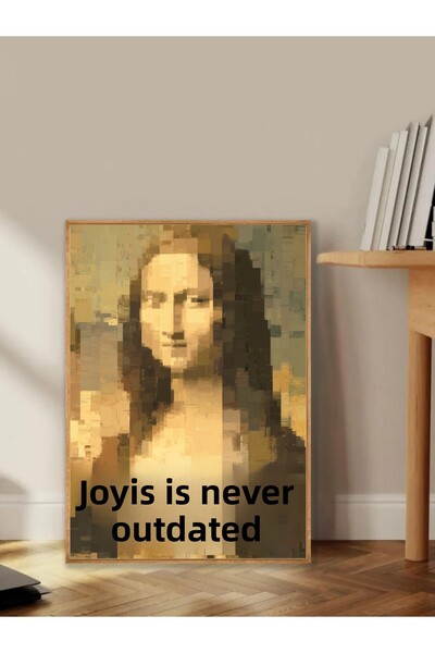 Tuba Decor Tablo dintr-o singură bucată cu rame din lemn pentru sufragerie, s...