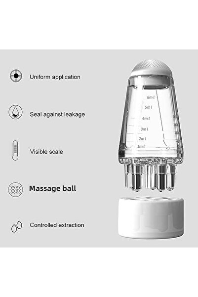 STOREMAX زجاجة توزيع زيت الشعر من توكي، مشط توزيع للشعر وفروة الرأس، مشط توزيع للشعر وفروة الرأس، مشط توزيع للشعر وفروة الرأس