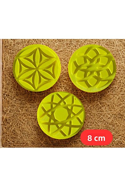 Mady Aksesuar Rattan Knitting Mold Set -1-, 3 Piece Set, 8cm Small Size