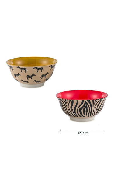 LC Waikiki Stylish Choices from Esvab Clothing | Printed Porcelain Bowl 2-Pack 12 cm