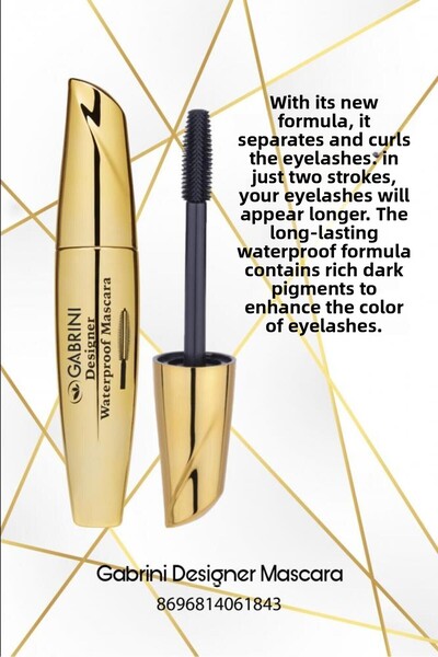 Gabrini ماسكارا مصممة ضد الماء8696814061843