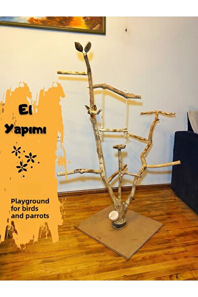 Ciko Kafes Bird Parrot Playground with Detachable Parts