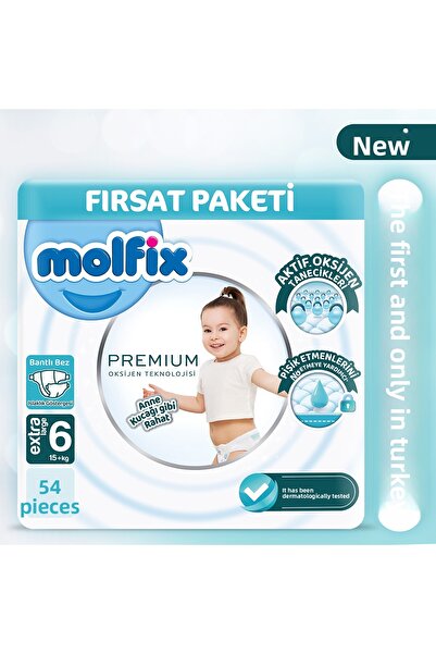 Molfix Premium Ultra - Size 6 54 Pieces Package