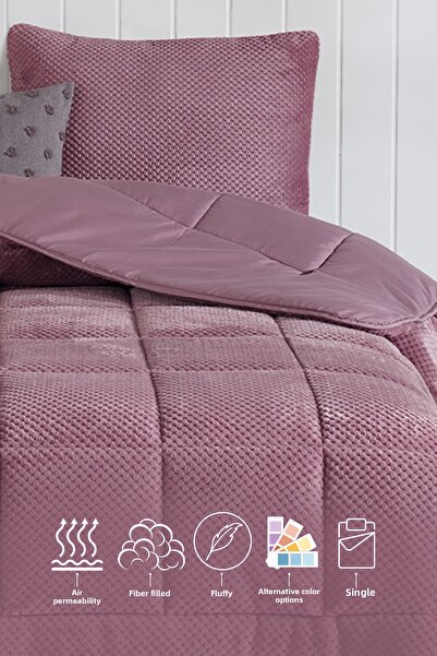 Elart Luis Comfort Set Single Size Sleeping Set (155X215 cm) Dusty Rose