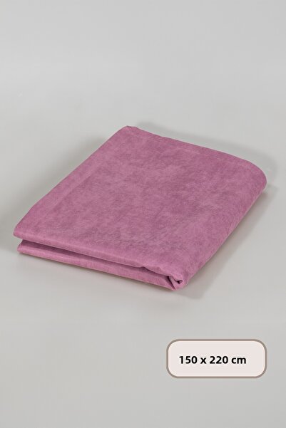 Elart Soft Velvet Tablecloth Rectangular (150X220 cm) Dusty Rose