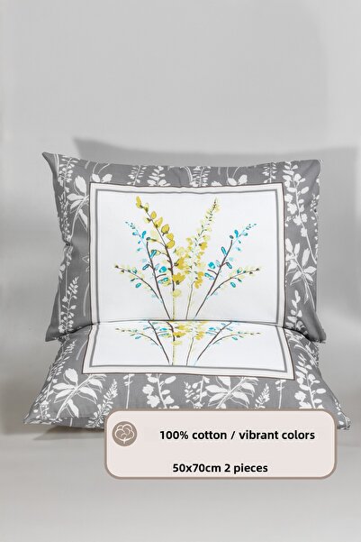 Elart Μαξιλαροθήκη Bloom Βαμβακερή 2 τεμάχια (50x70 cm)