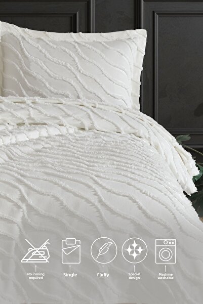 Elart Verona Bedspread Single (180X240 cm) Cream