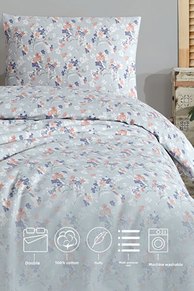 Elart Floret Pique Διπλό (200x220 cm) Πράσινο