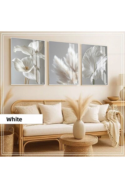 Harika bir ev ΧΑΡΙΚΑΒΙΡΕΦ | Απαλό | ΛΕΥΚΟ ΦΥΛΛΟ ΛΟΥΛΟΥΔΙΟΥ ΜΙΝΙΜΑΛΙΣΤΙΚΟΣ ΣΥν...