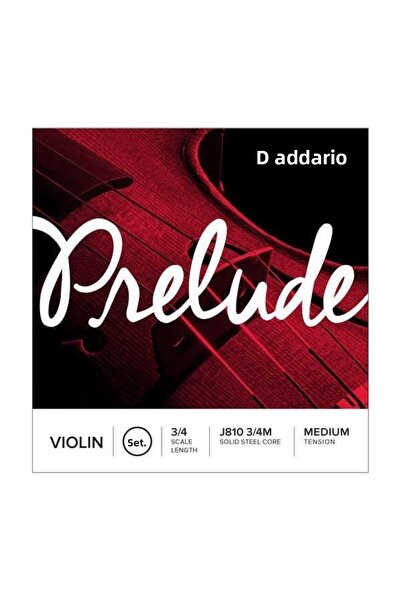 Daddario D'Addario J81034 Violin String Set Prelude 3/4 Medium