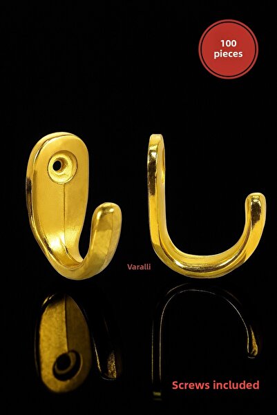 Varalli Umeraș metalic cu șurub de dimensiuni mari – ceașcă de cafea de culoare aurie, breloc, curea pentru mărgele de rugăciune (100 bucăți)