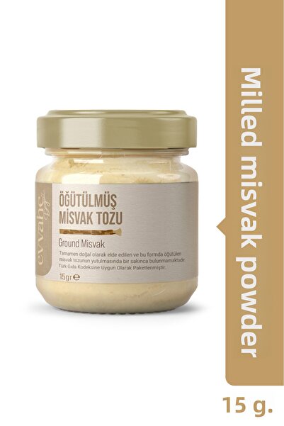 EVVAHE DOĞAL مسحوق المسواك المطحون 15 جرام