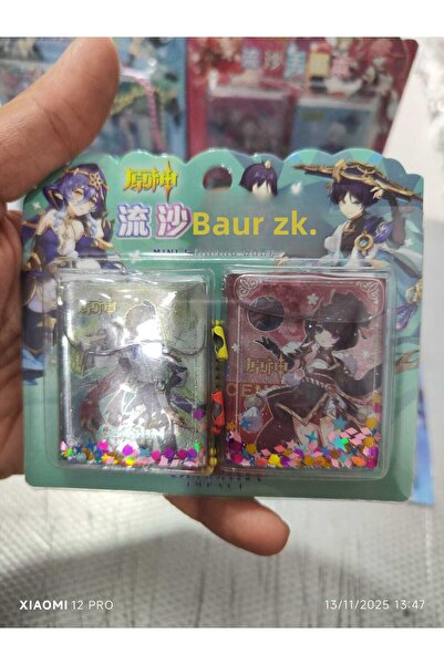 oyuncakçı savaş & europe shop Anime Mini 2-Pack Sticker Notebook 6 cm Genshin...