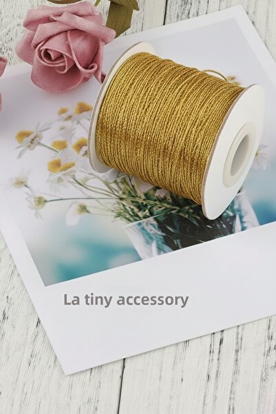 LA TINY AKSESUAR Macrame Parachute Cord 0.6mm, Jewelry Cord Durable, Hobby Making, Bracelet, Necklace, Macrame Cord -100Meters