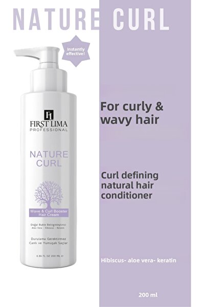First Lima Professional Natural Curl Enhancing Leave-In Cream for Curly & Wavy Hair