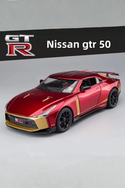 craftivio نموذج سيارة فاخر GT-R50 بمقياس 1:24 مع تفاصيل دقيقة وأبواب قابلة لل...