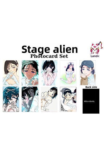 Hara Company Set de carduri foto anime Alien Stage / Card de colecție v1 (9 b...