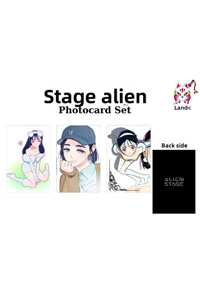 Hara Company Set de carduri foto anime Alien Stage / Carte de colecție v4 (3 ...