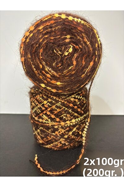 Ana&Kuzusu İplik Snur de mohair maro (2 straturi), fluture de mohair cu gradi...