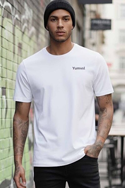 hummel Ανδρικό λευκό μπλουζάκι Β-1