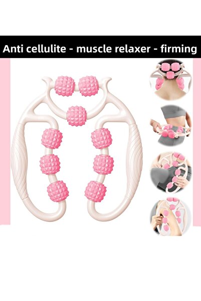 glassepet أداة تدليك لاسترخاء العضلات وشد البشرة وعلاج السيلوليت، بكرة قابلة ...