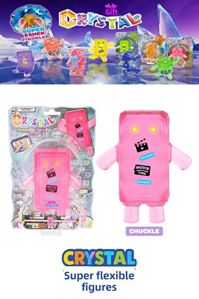 hediyecik شخصية كريستال المرنة القابلة للتمدد من سلسلة هاشتاج بادييز، شخصية ق...