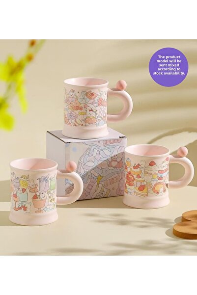 hediyeofisi Premium Ceramic Mug with Cute Bear Design